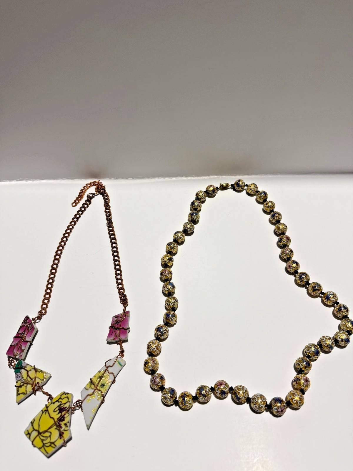 Lot of 14 Large Statement Necklaces Costume Jewelry (1 Branded Fossil)
