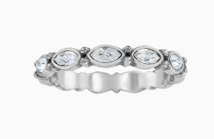 Brighton Ring Scalloped Stacking Size 9 NWT