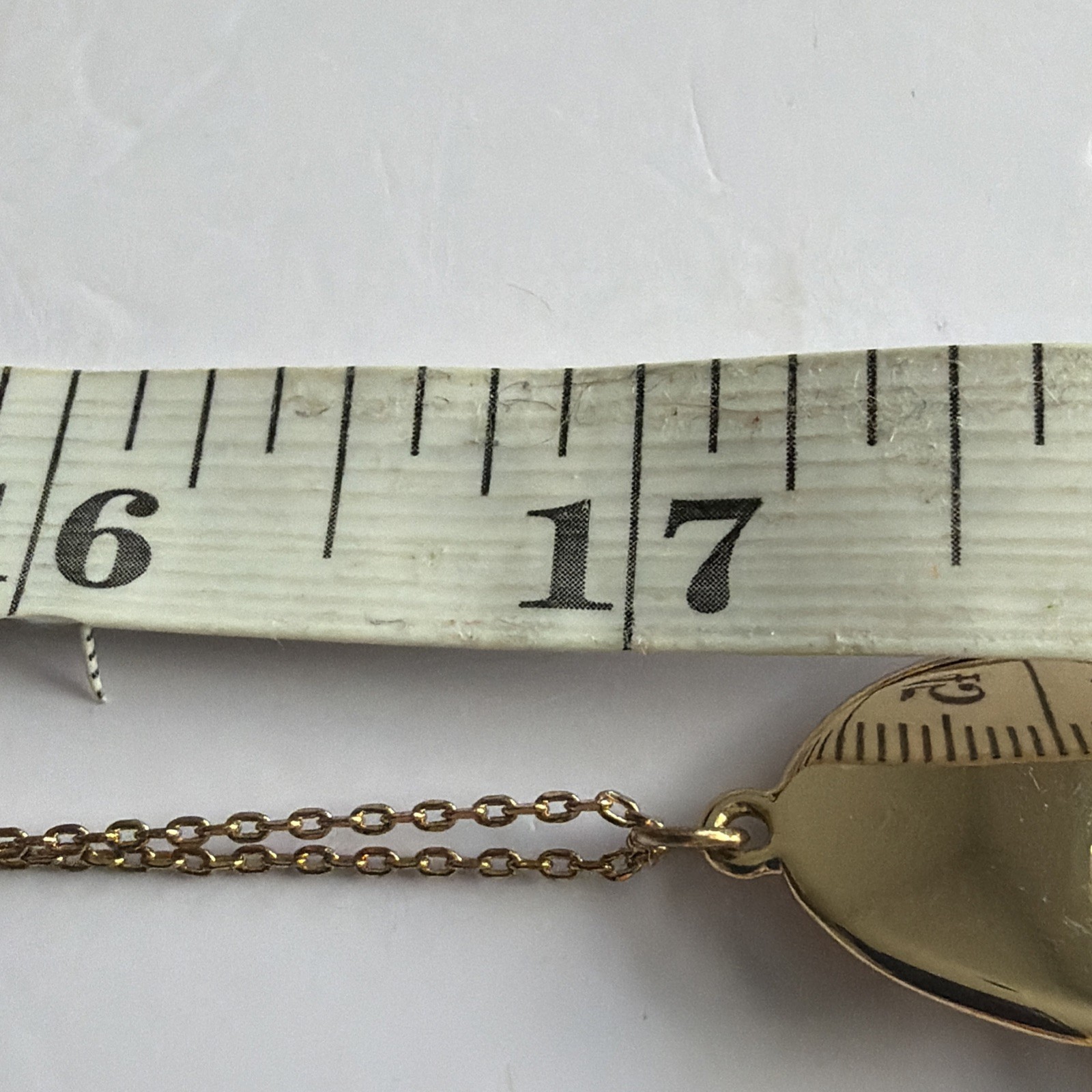 Loft pendant necklace, gold tone, 3 gold tone drop circles/ Very Good Condition