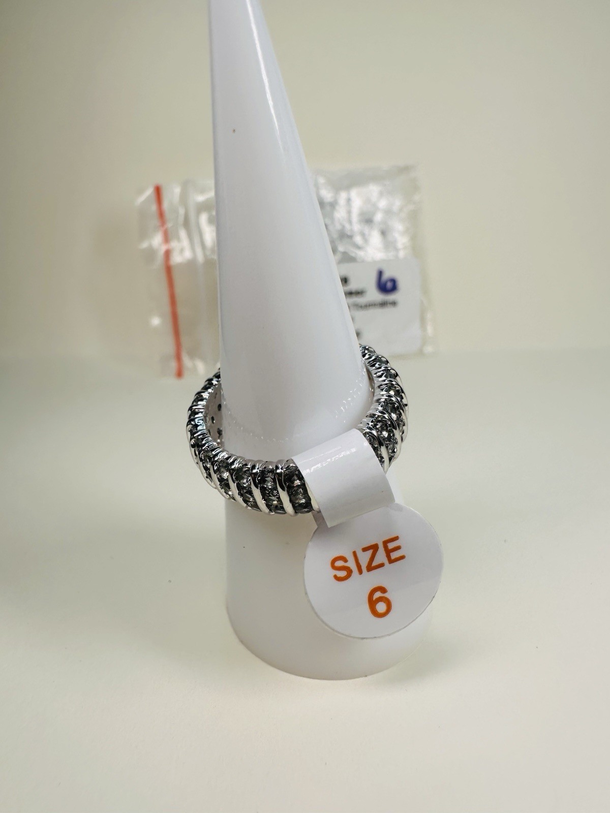 NIB Bomb Party Sz6 Ring RBP8228 Dearest Dreamer LC Tourm Green Spinel Rhodium Pl