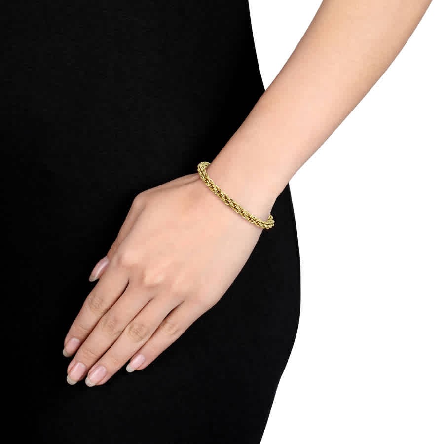 AMOUR 6mm Infinity Rope Chain Bracelet In 14K Yellow Gold, 7.5 In