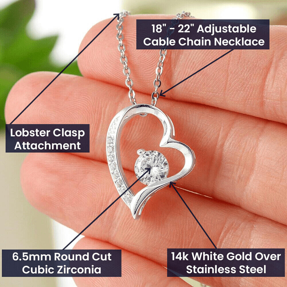 To My Wife Necklace With Luxury Box, USA FREE Shipping, BUY NOW, ORIGINAL Design