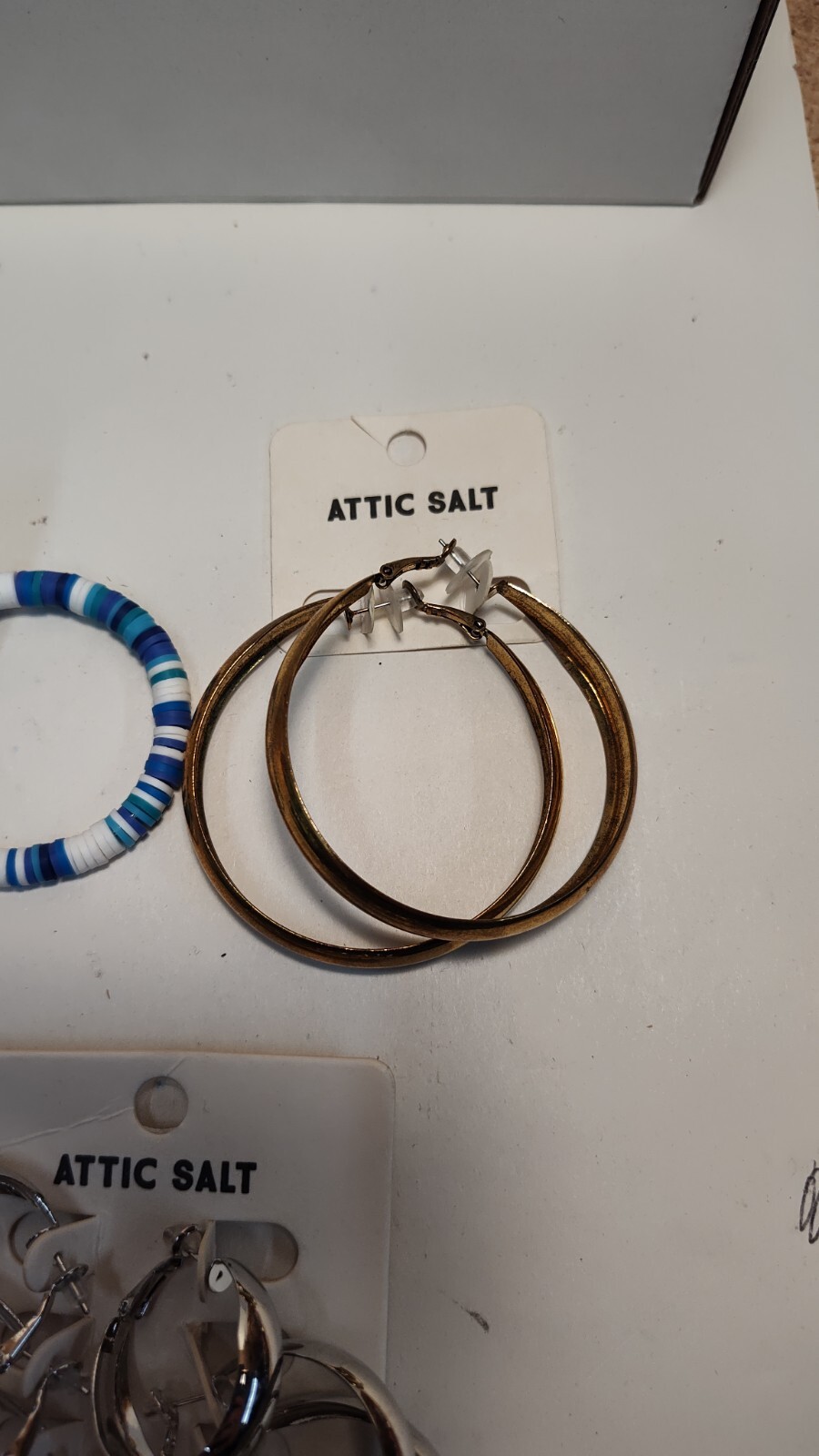 Lot Of 8 Pair Of Attic Salt Hopp Earrings