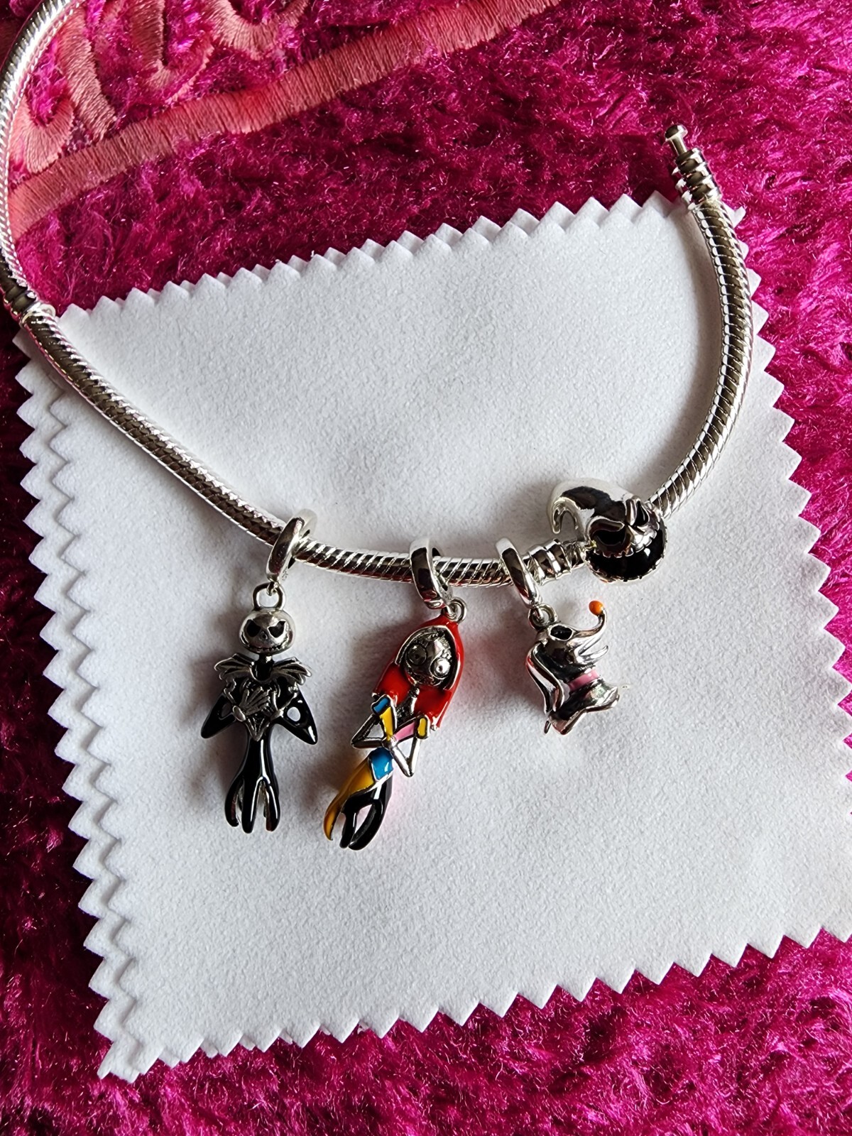 NEW Disney the Nightmare Before Christmas sterling silver charm for bracelet