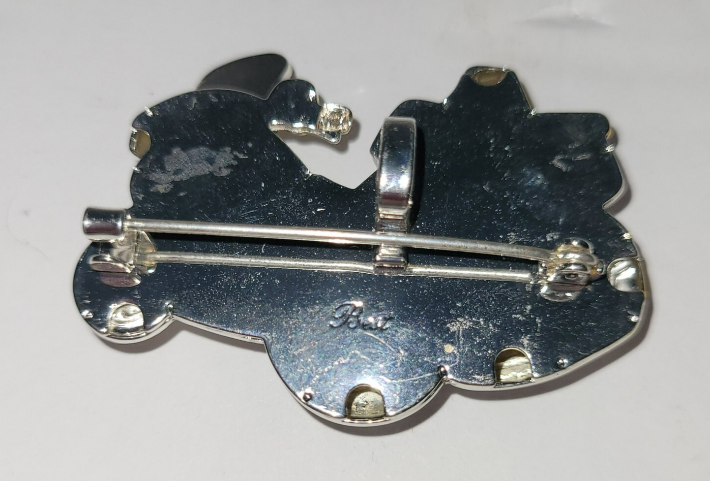 Brooch Trike Motorcycle Two Tone Best Brand Gold Silver Tone Slider
