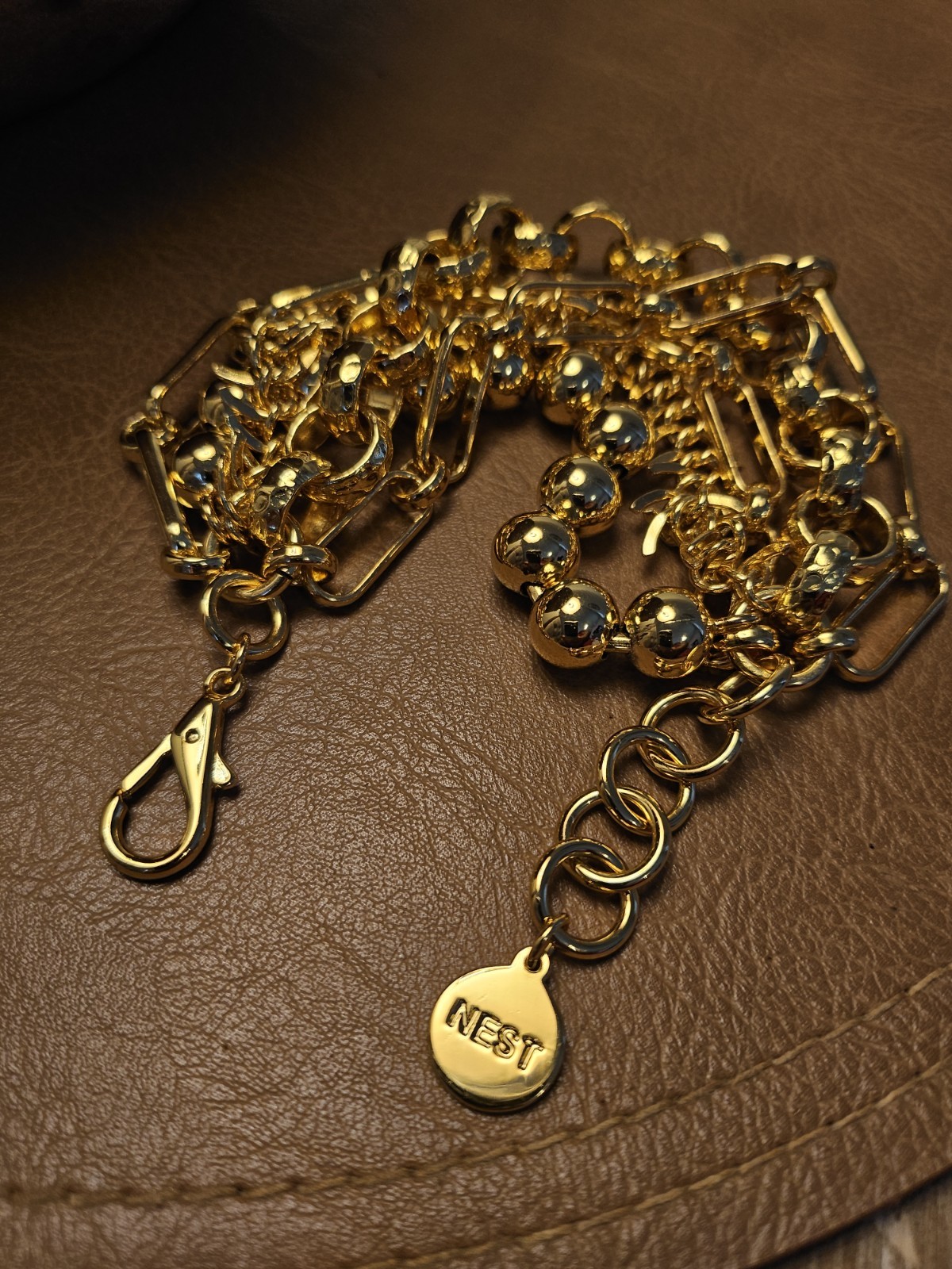 Beautiful! 22k Gold plated Nest multi chain Bracelet | Neiman Marcus (orig $195)