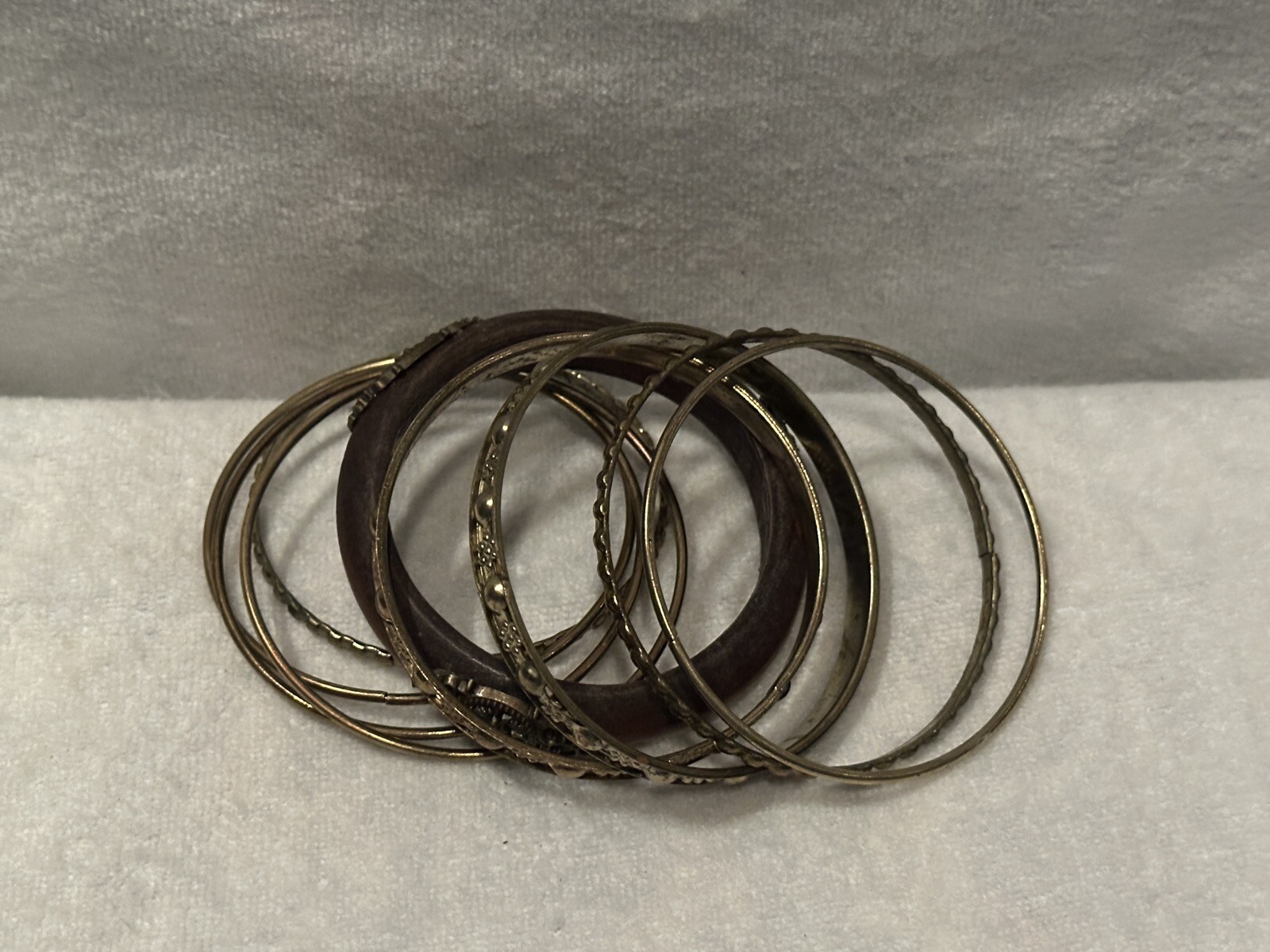 Brown Bangle Women Bracelets Set Of 9 New With Out Tags NWOT
