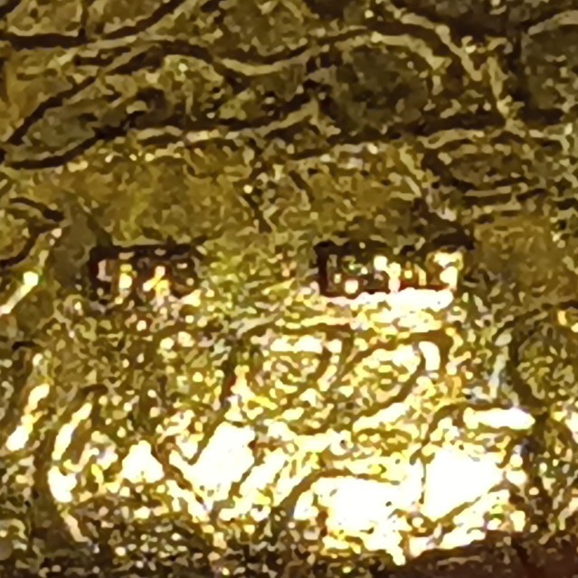 Vintage Israeli 925 Sterling Silver Gold Vermeil Textured Cuff Bracelet