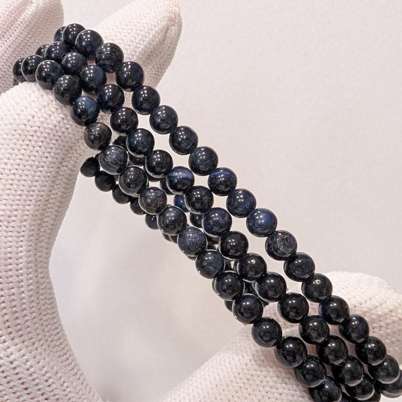 4mm+ Blue Tiger’s Eye Bracelet / Necklace *ON SALE: please see description