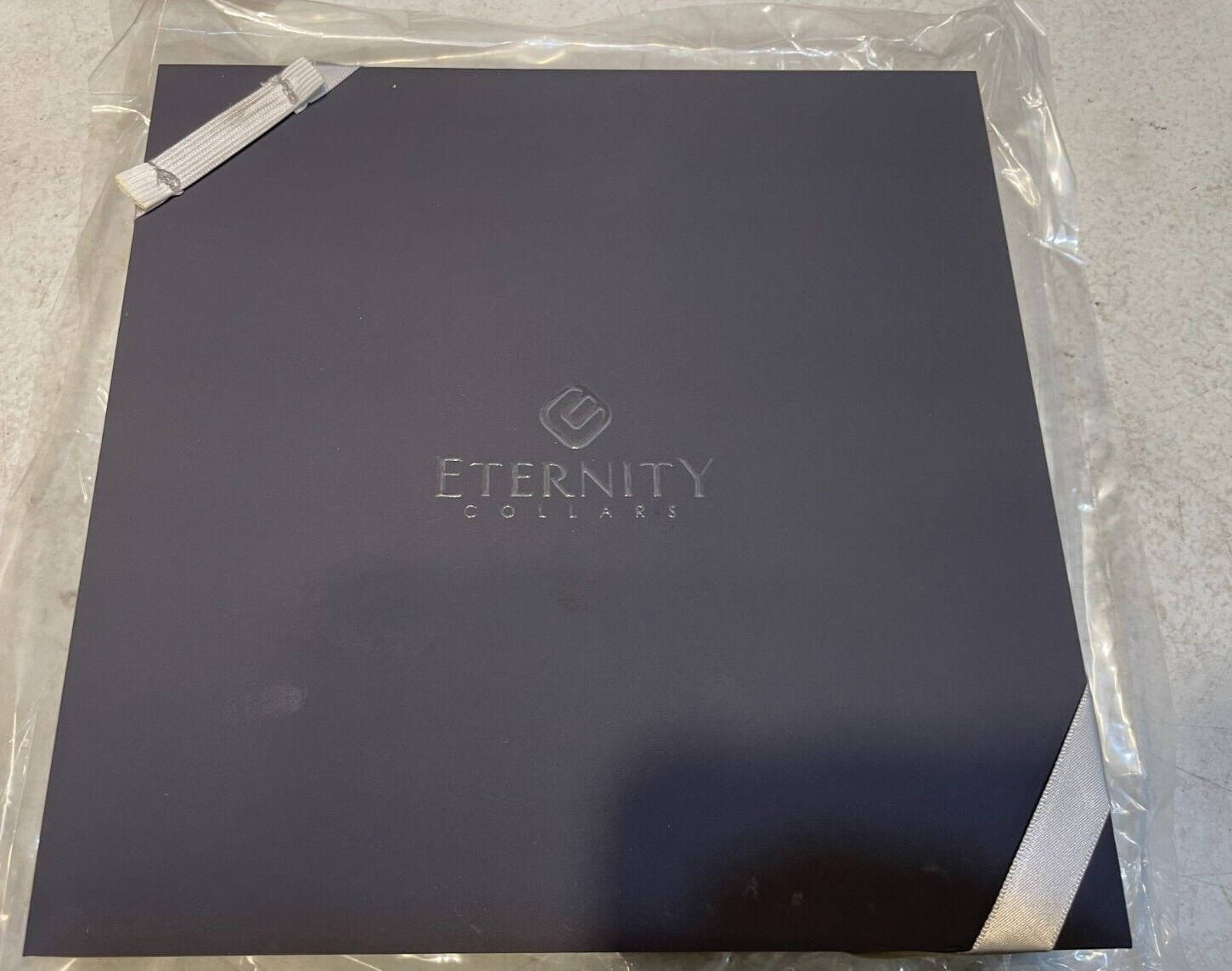 Eternity Locking Collar Satin Aluminum Choker Size 6″