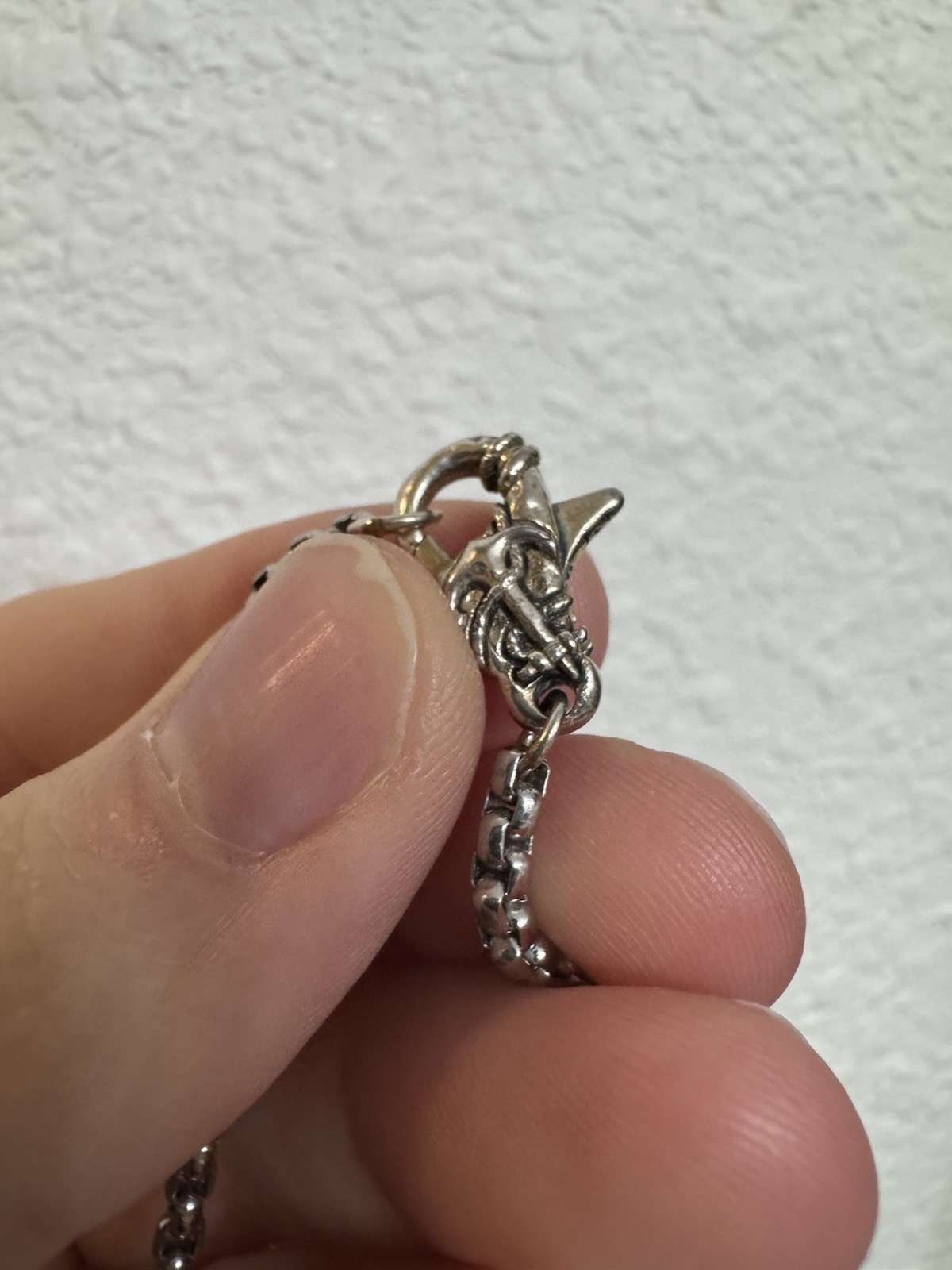 Clocks And Colours Hook Line And Sinker Anchor Necklace – Rare