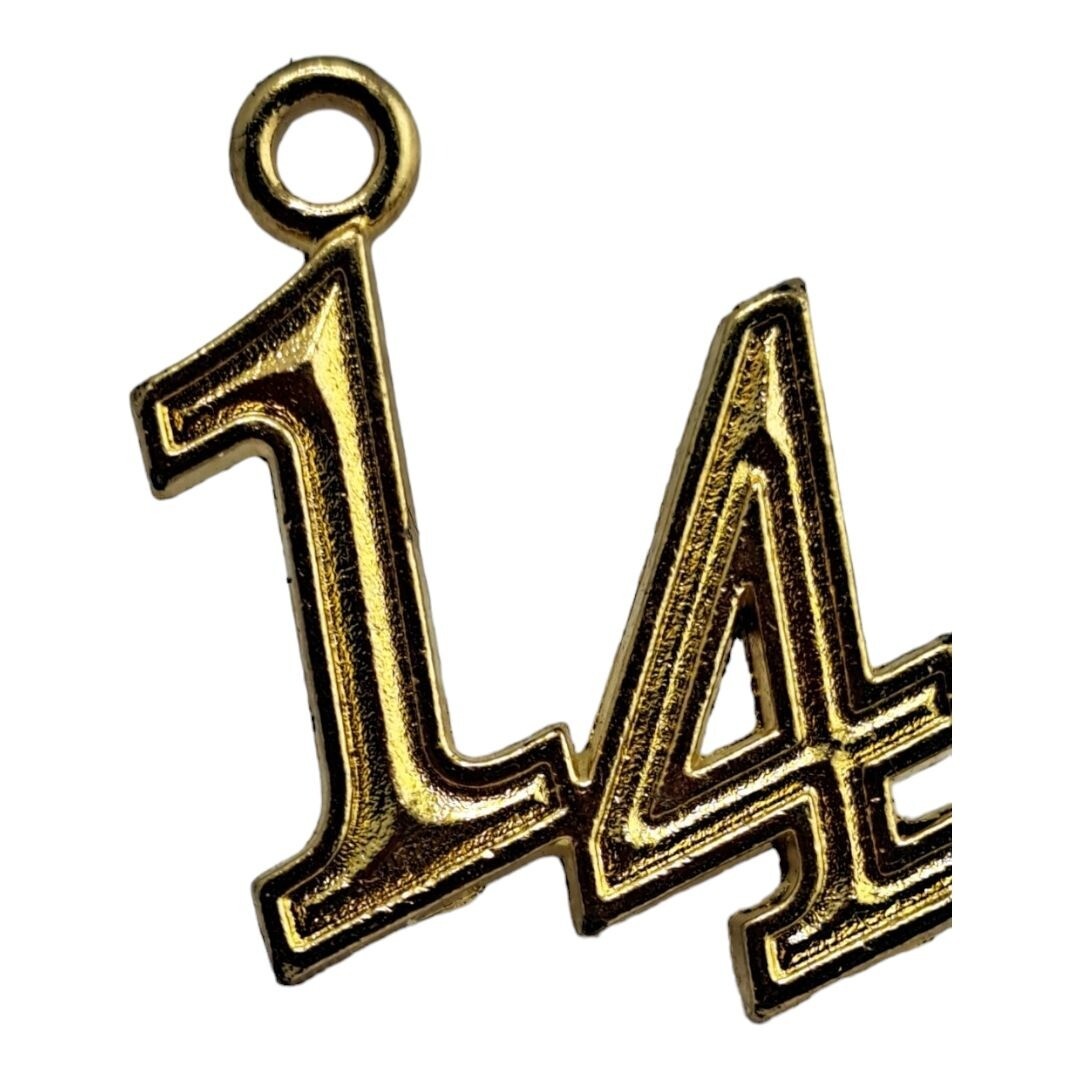 Graduation Tassel Pendant Golden Charm 2016 Jostens Grad, Celebration, Goals A