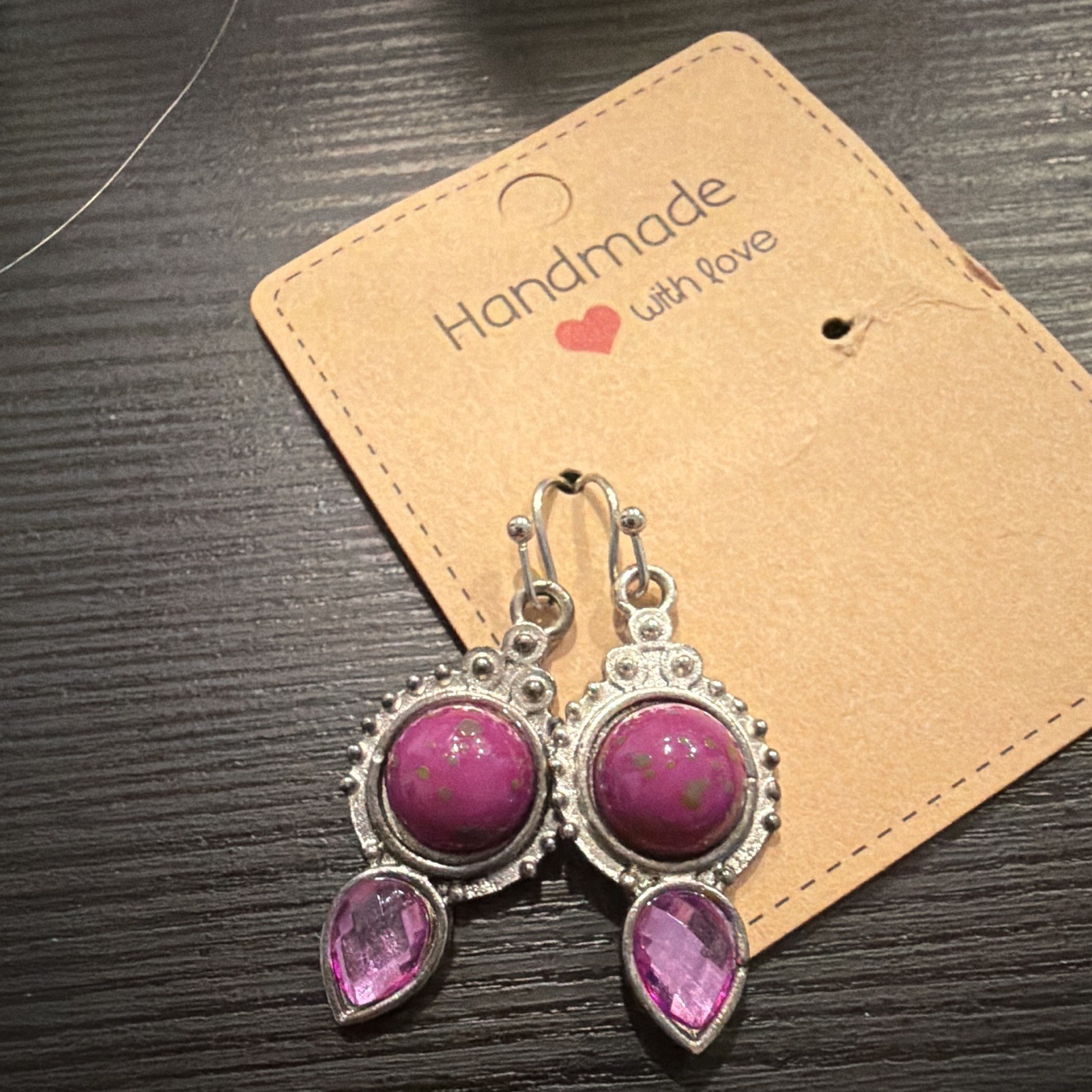 Handmade Multicolor Metal Earrings Mixed Lot Stud Hoop Dangle French Wire