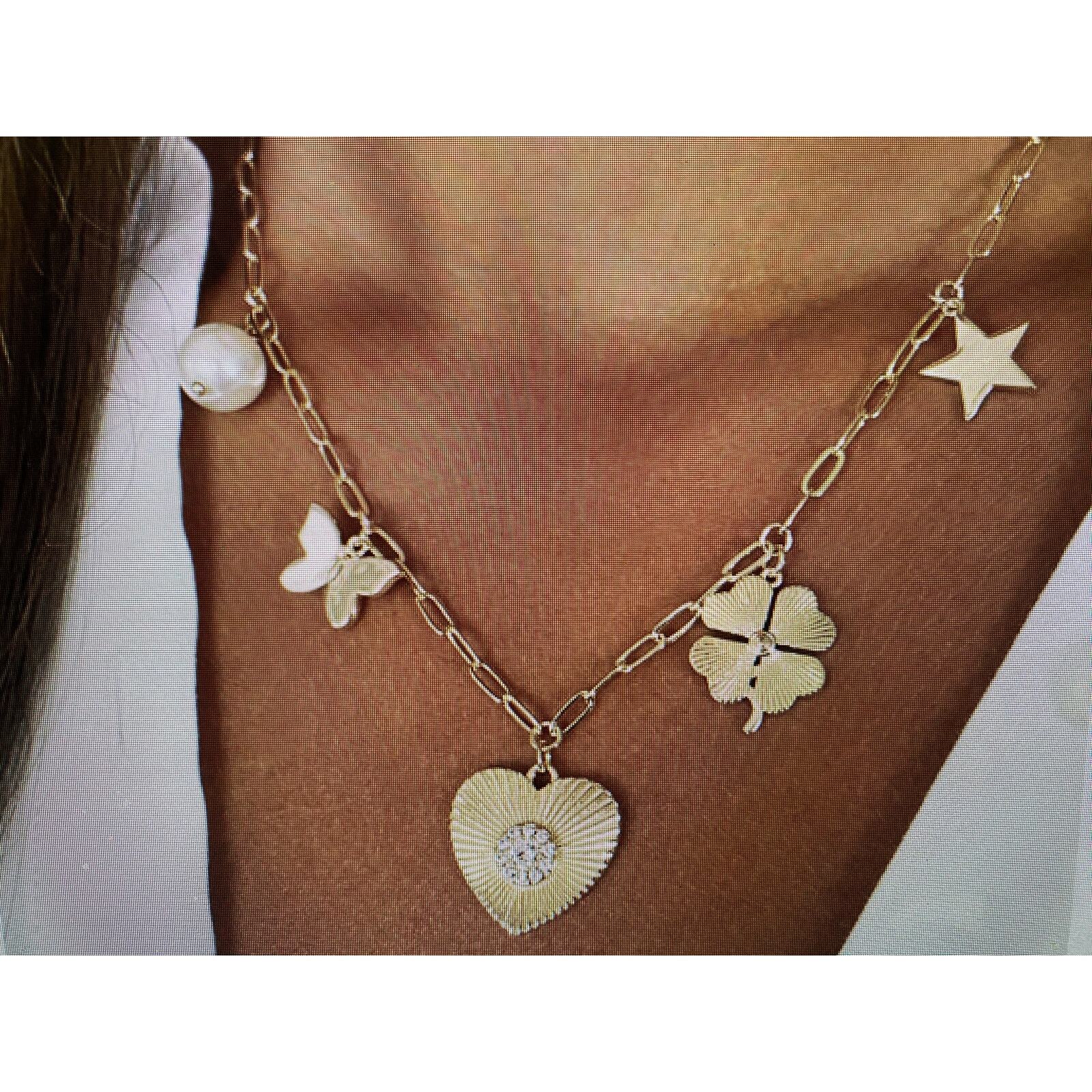NEW Jennifer Miller Heart charm necklace