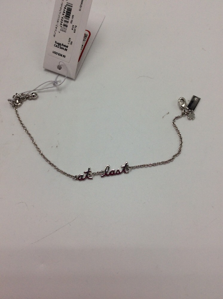 $58 Kate Spade Silver Tone Say Yes Bracelet At Last 231 D
