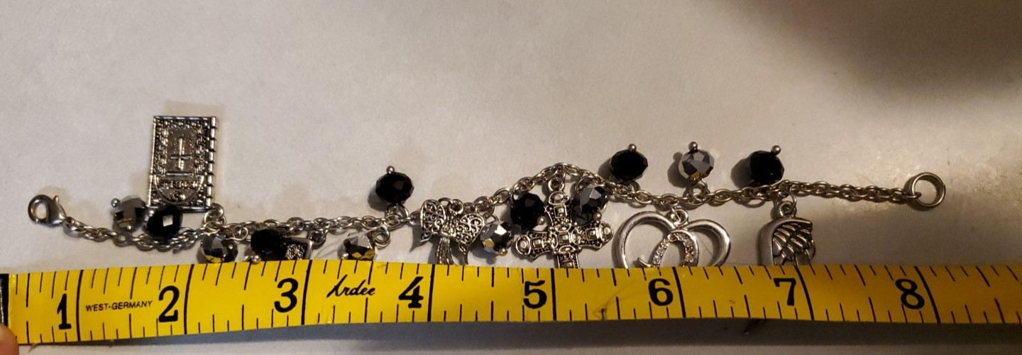 NIB Roman Inc Bracelet Christian Charm Fish Cross Bible Angel Wing 2014