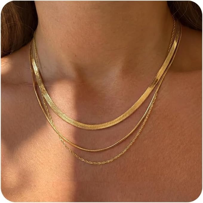 Luxury Tarnish-Free 14k Gold Plated Jewelry Set – Perfect Gift for Any Occasion