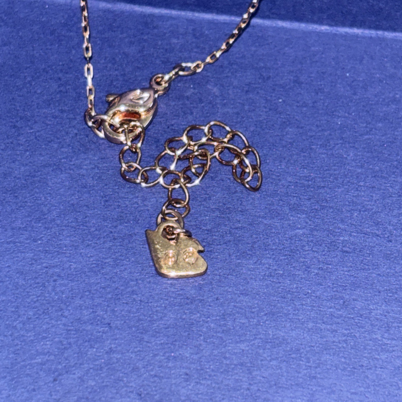 Brand New Swarovski Crystal Rose Gold and white pendant necklace solitaire