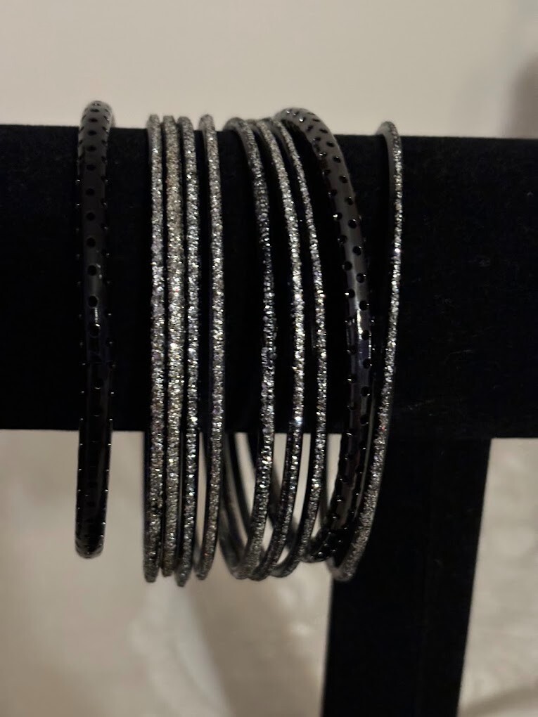 Beautiful Black Color Bracelets (10) for any occasion