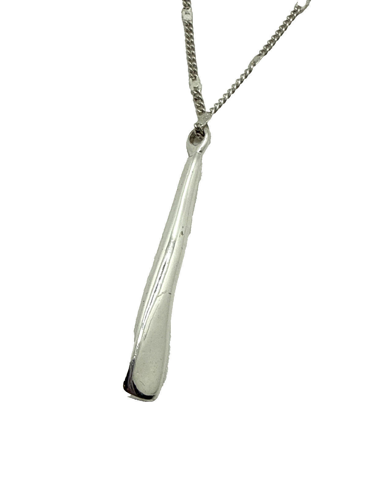 Jenny Bird Leana Pendant Necklace Silver Dipped Minimalist Statement 18″