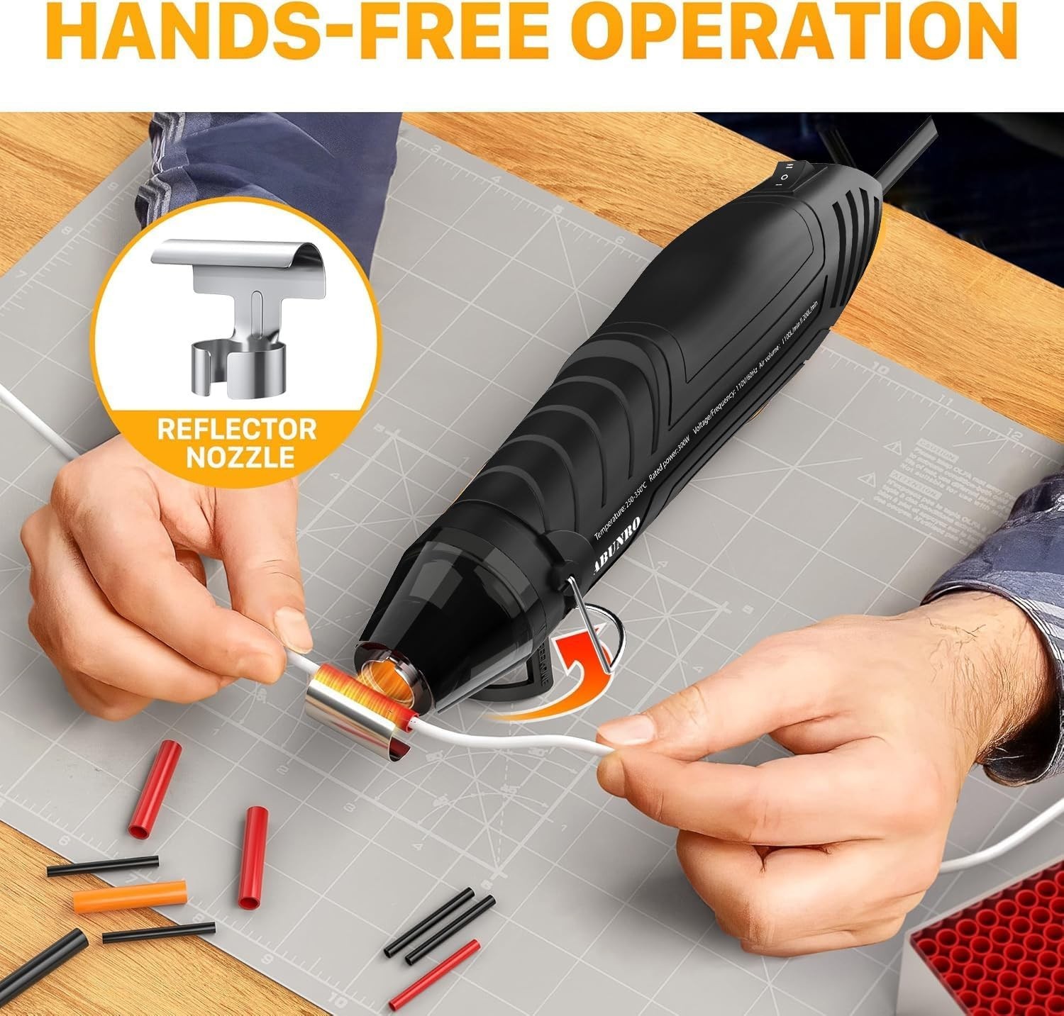 Mini Heat Gun 110V 300W Handheld DIY Electric Tool Embossing Shrink Wrapping
