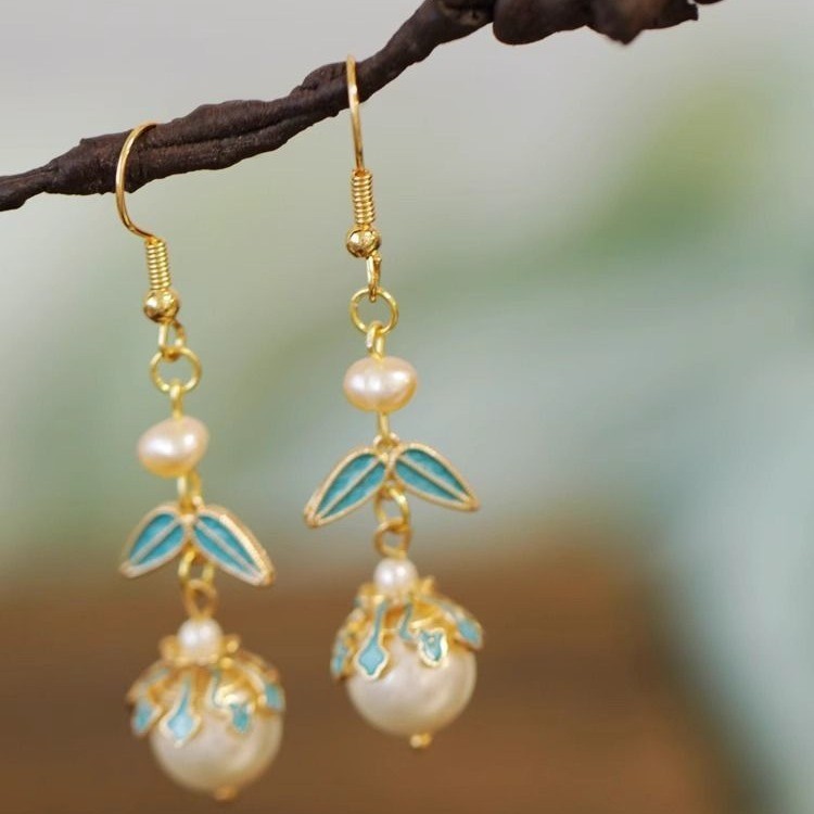 New Chinese Style Handmade Tassel Unique Elegant Earrings