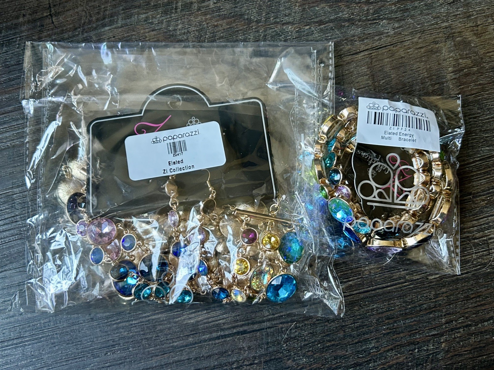 Paparazzi Zi Collection 2024 Elated Necklace And Bracelet New Rare Elated Energy