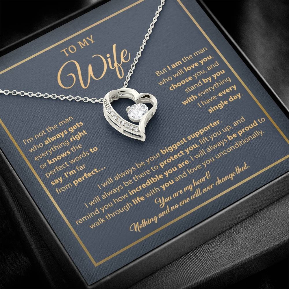 To My Wife Necklace, Gift For Wife, Anniversary Gift For Wife, Necklace For Wife