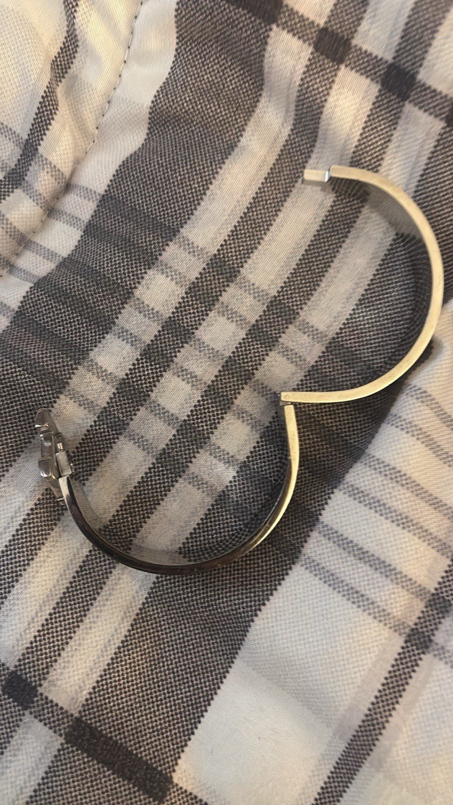 HERMÈS Clic H bangle bracelet pre owned in excellent condition w dust bag