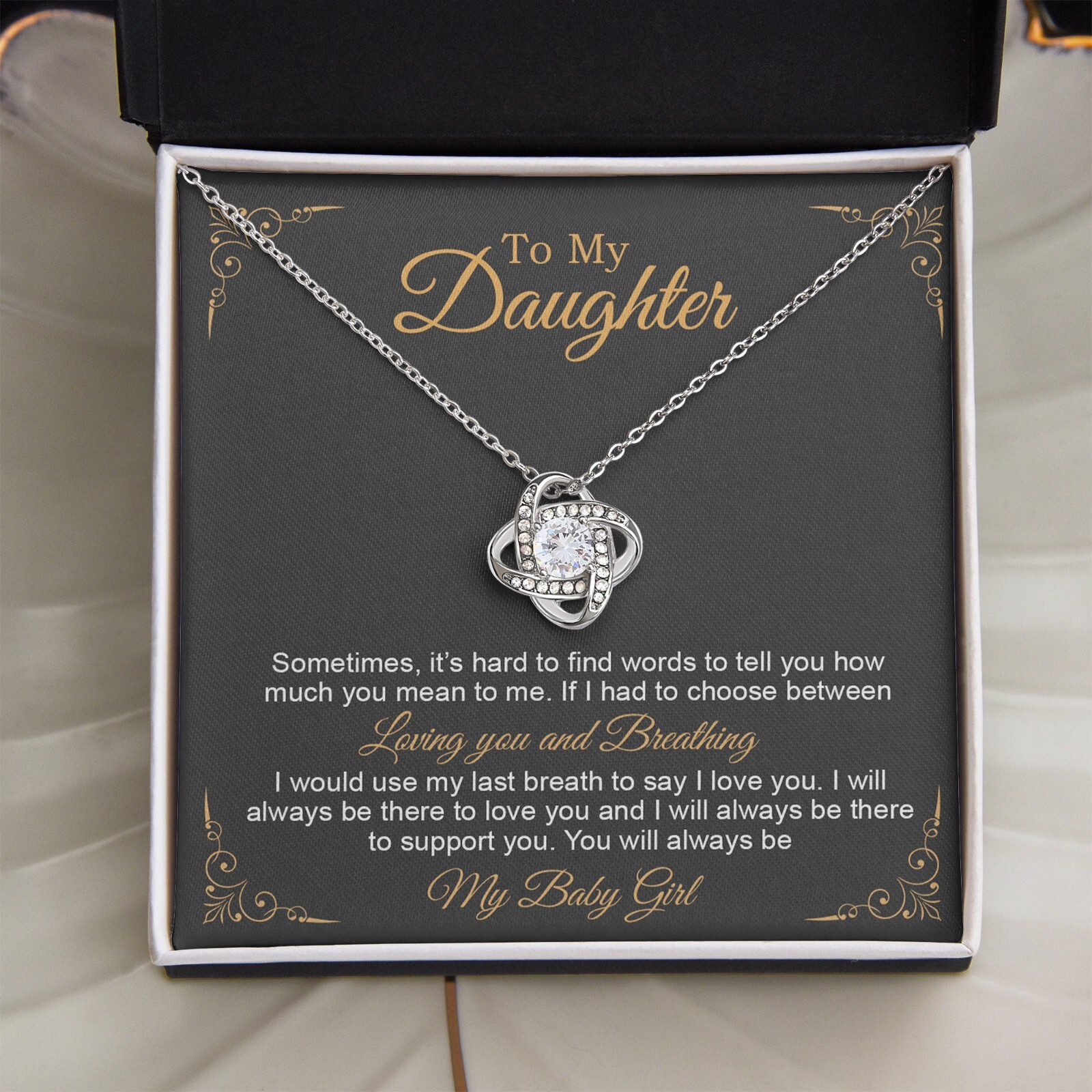 To My Daughter Necklace, Gift to My Daughter, Graduation Gift for Daughter