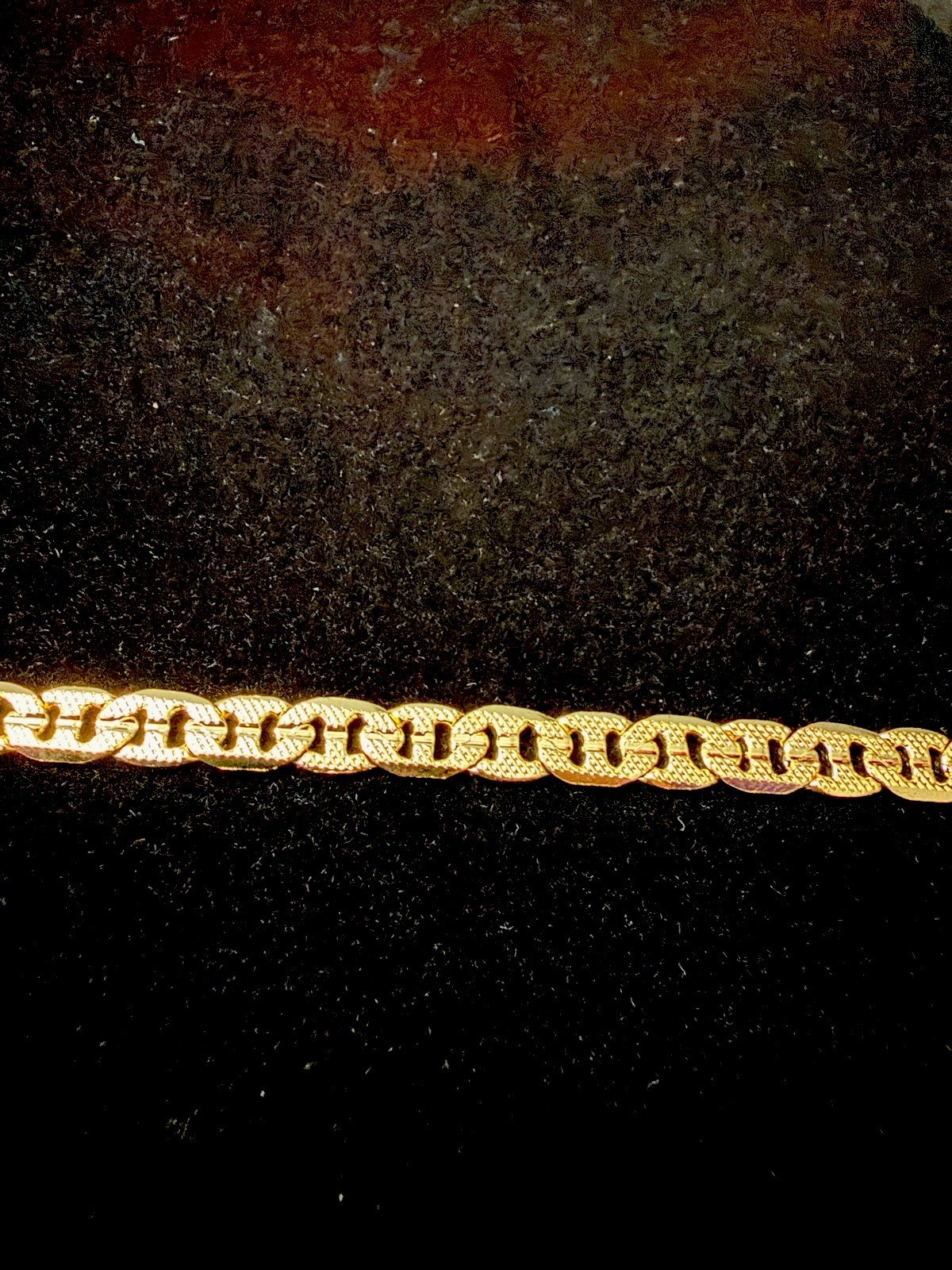 REAL 14K Stamped Gold Filled Diamond Cut Mariner bracelet 8in 6MM BRAND NEW