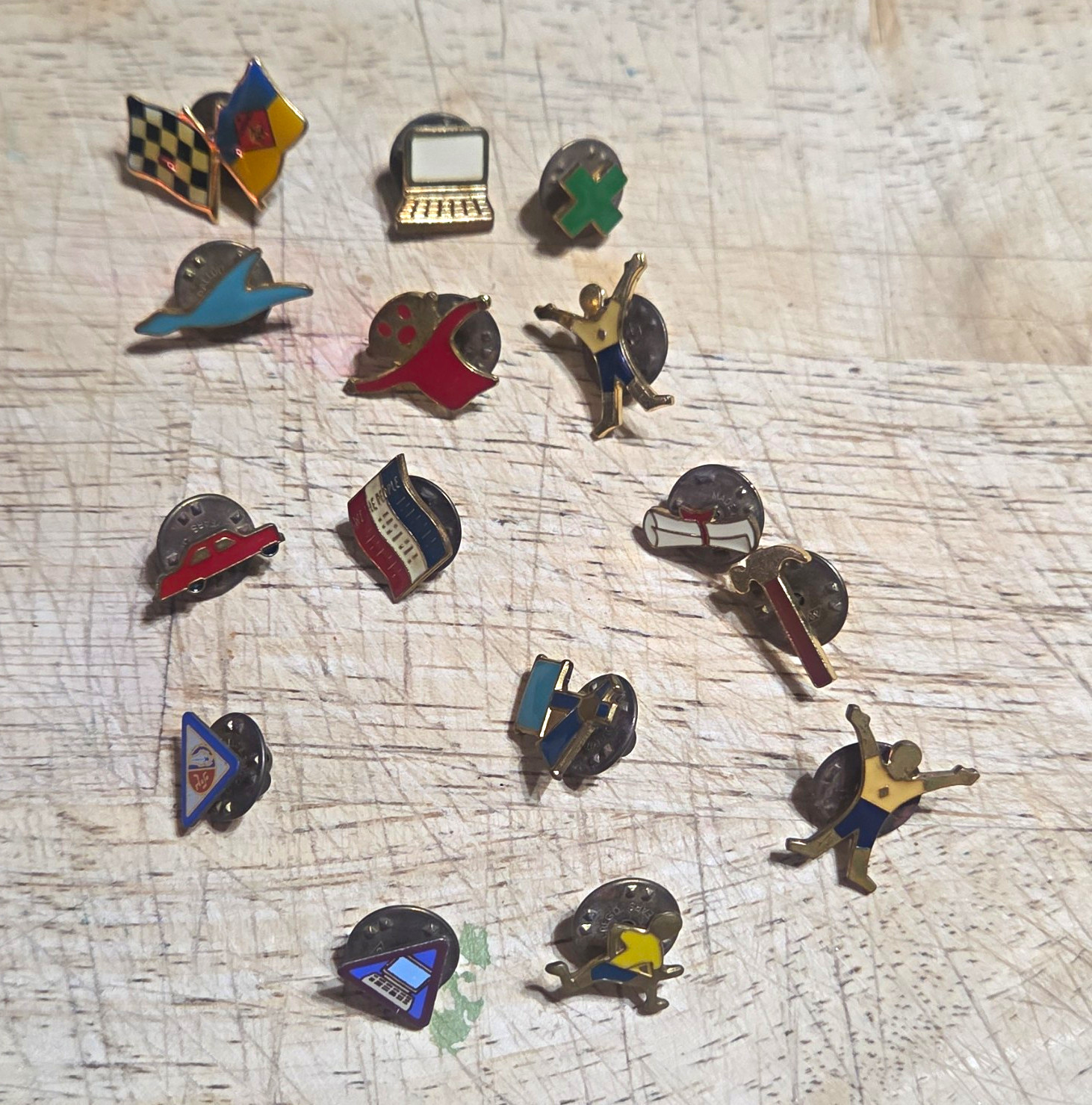 Vintage Novelty Lapel Pin Tie Tack Lot Estate Collection Cub Scout BSA