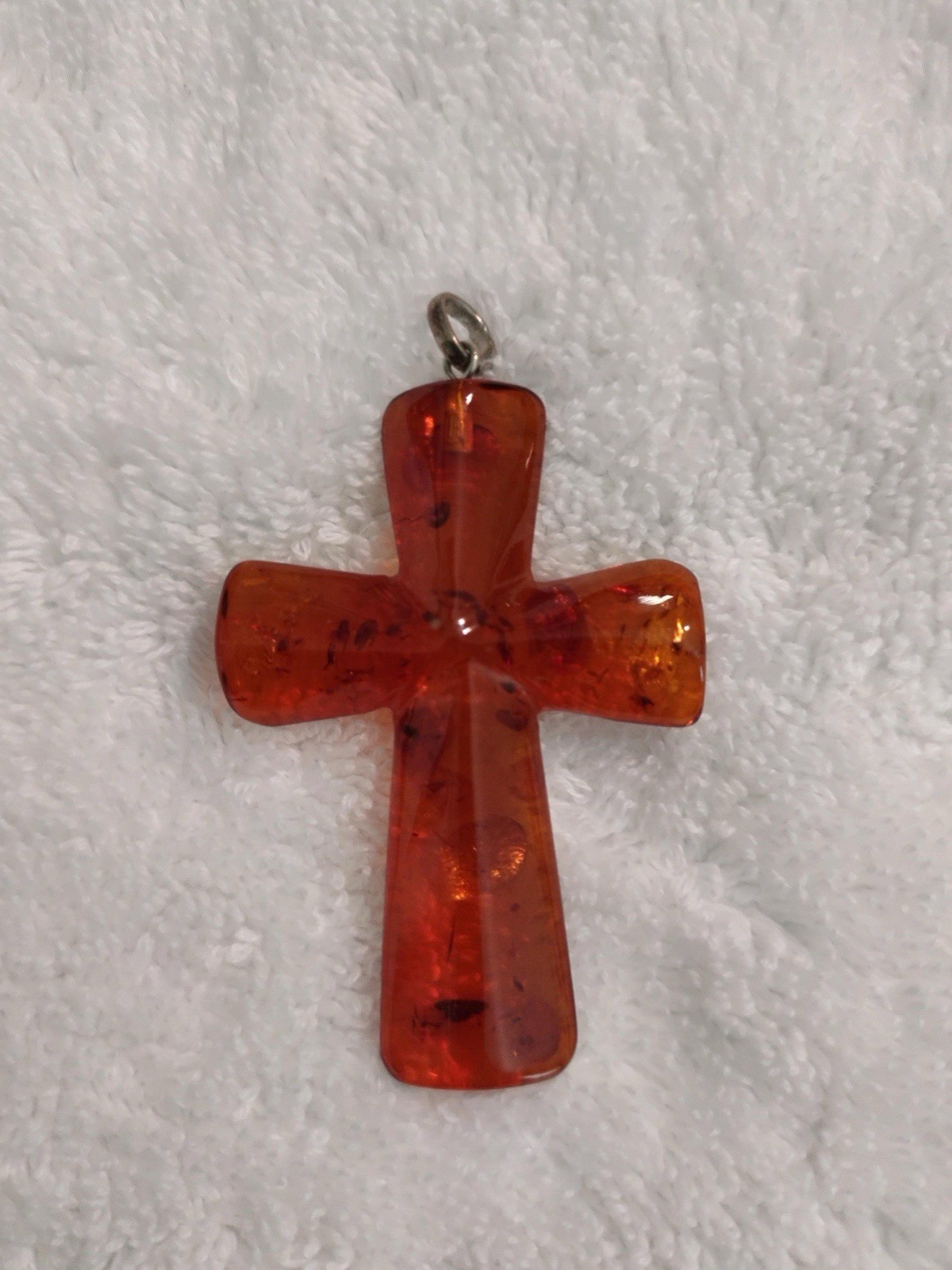 Natural Amber Cross