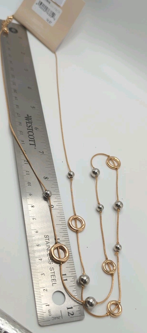 Fashion Jewelry Necklace Bundle Lot Of 3 Gold Tone NWT All Occasions Styles
