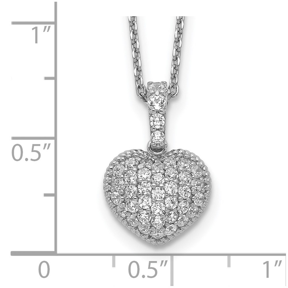 925 Sterling Silver Sterling Shimmer Sterling Silver Rhodium-plated 16 inch 40 S