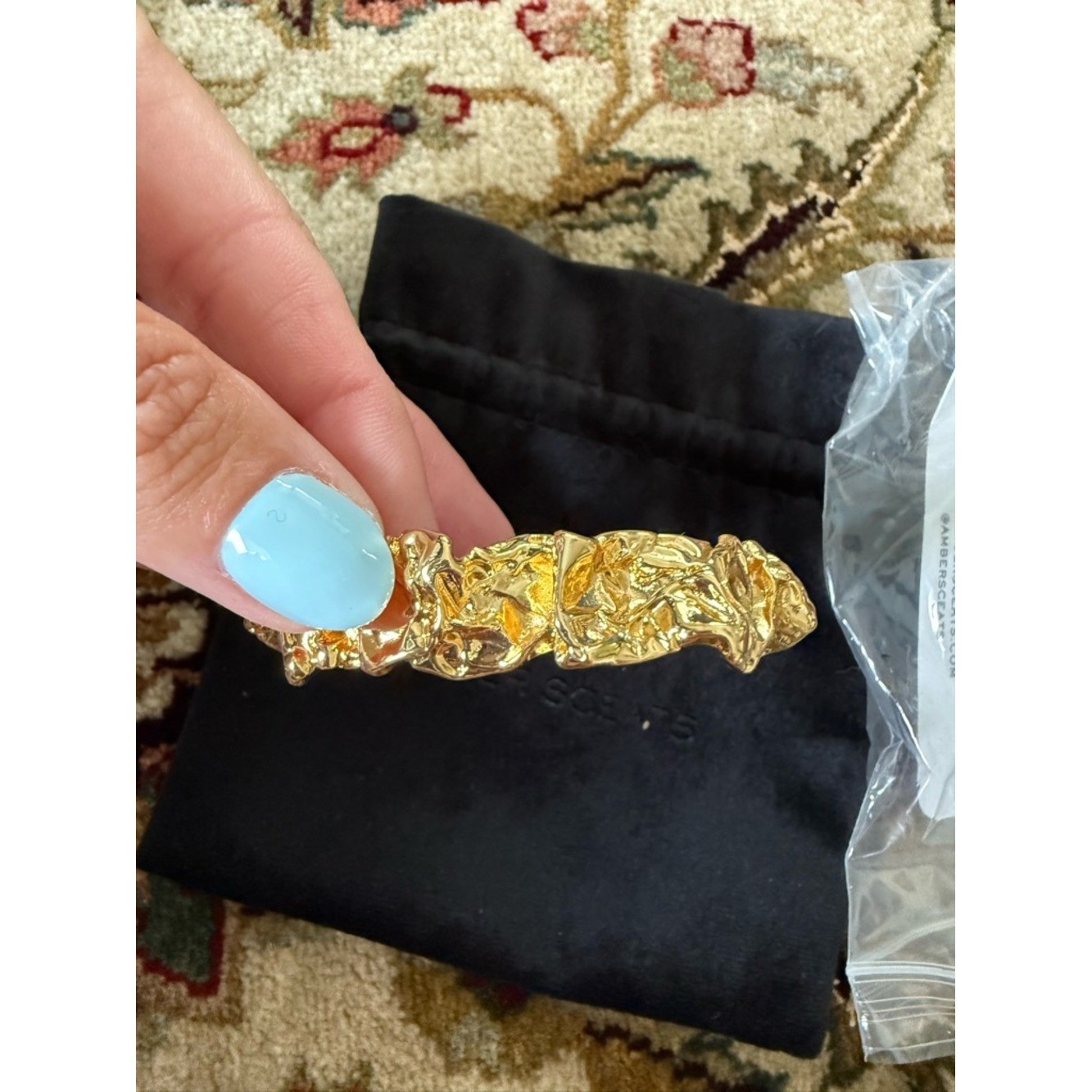 Amber Sceats 24k Gold Plated Cuff