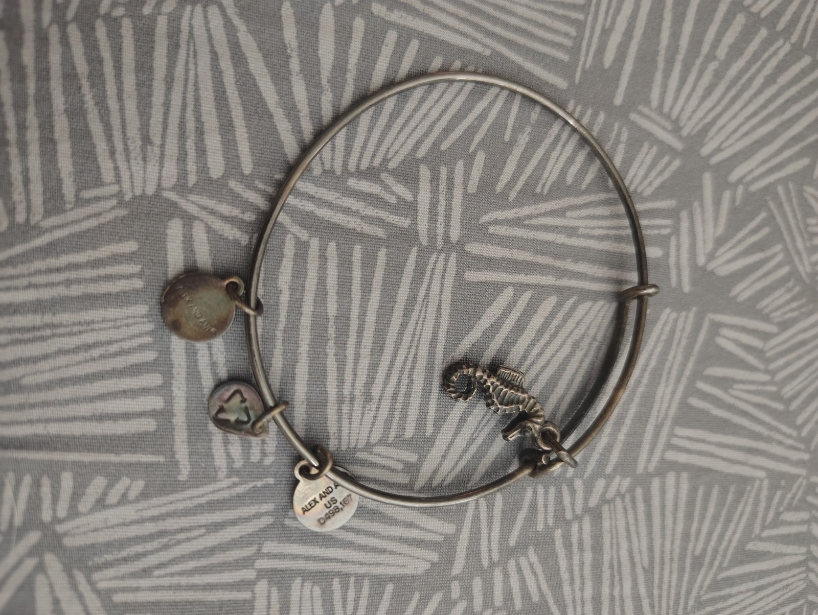 ALEX AND ANI Silver Adjustable Charm Bangle Bracelets Lot of 9, Assorted Themes