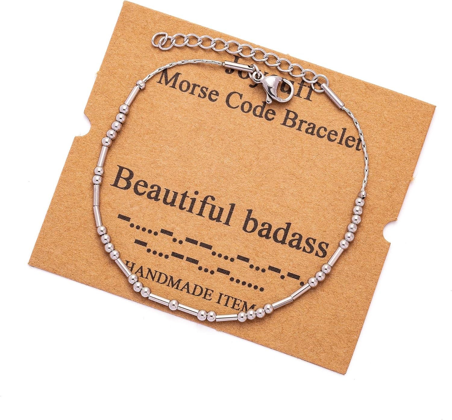 Inspirational Morse Code Wrap Bracelet – Adjustable for Every Woman’s Style