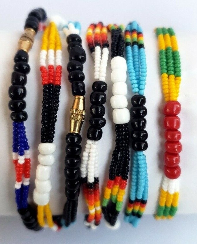 3 in 1 Beads Bracelets African/Jamaican Reggae Arts Bracelets Fashion