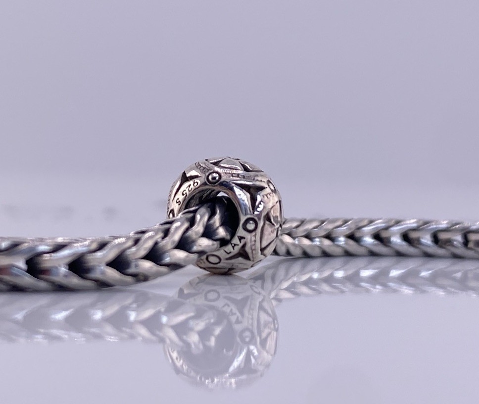 Trollbeads Feel Good Silver Bead Limited Edition Sterling Silver Charm New