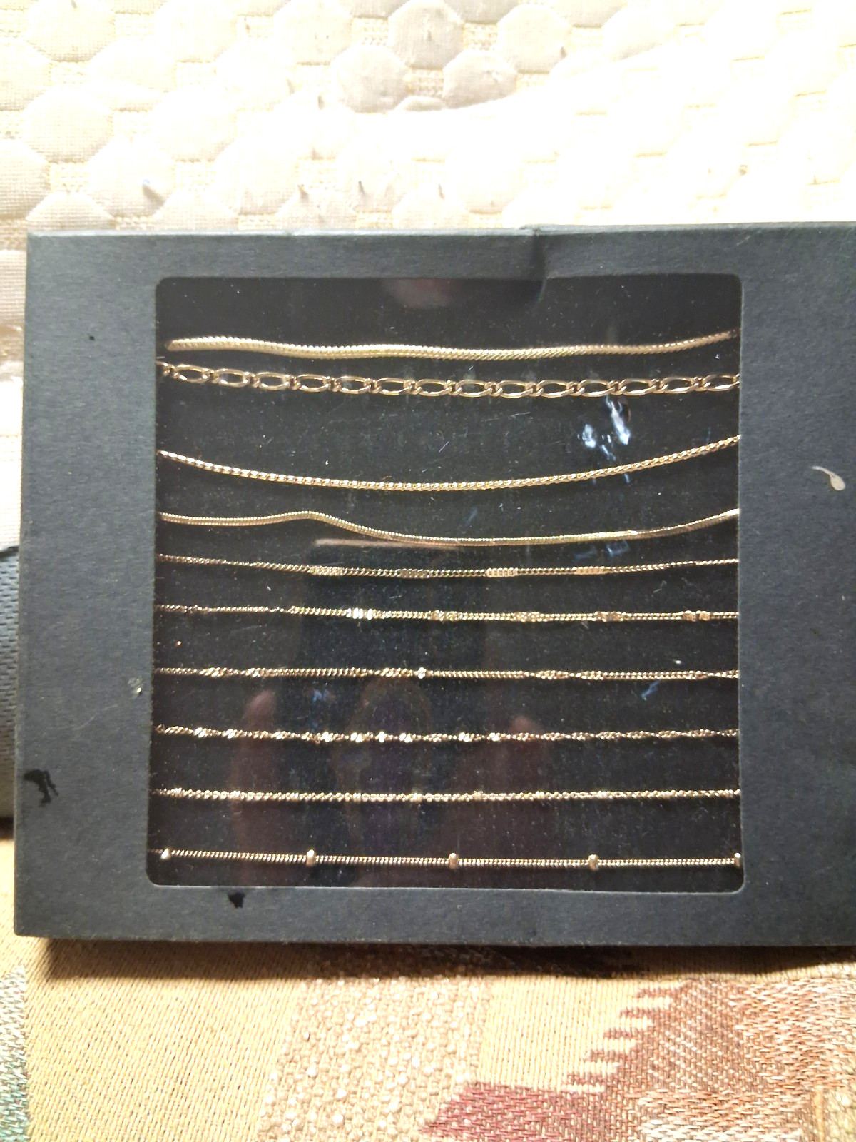PUBLISHERS Clearing House 14k Gold plated CHAINS 10 PIECES WITH COA!
