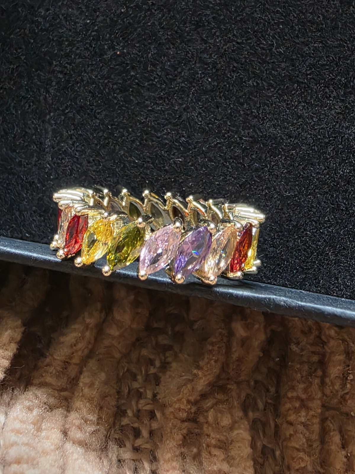 Mixed Stone Size 7 Ring