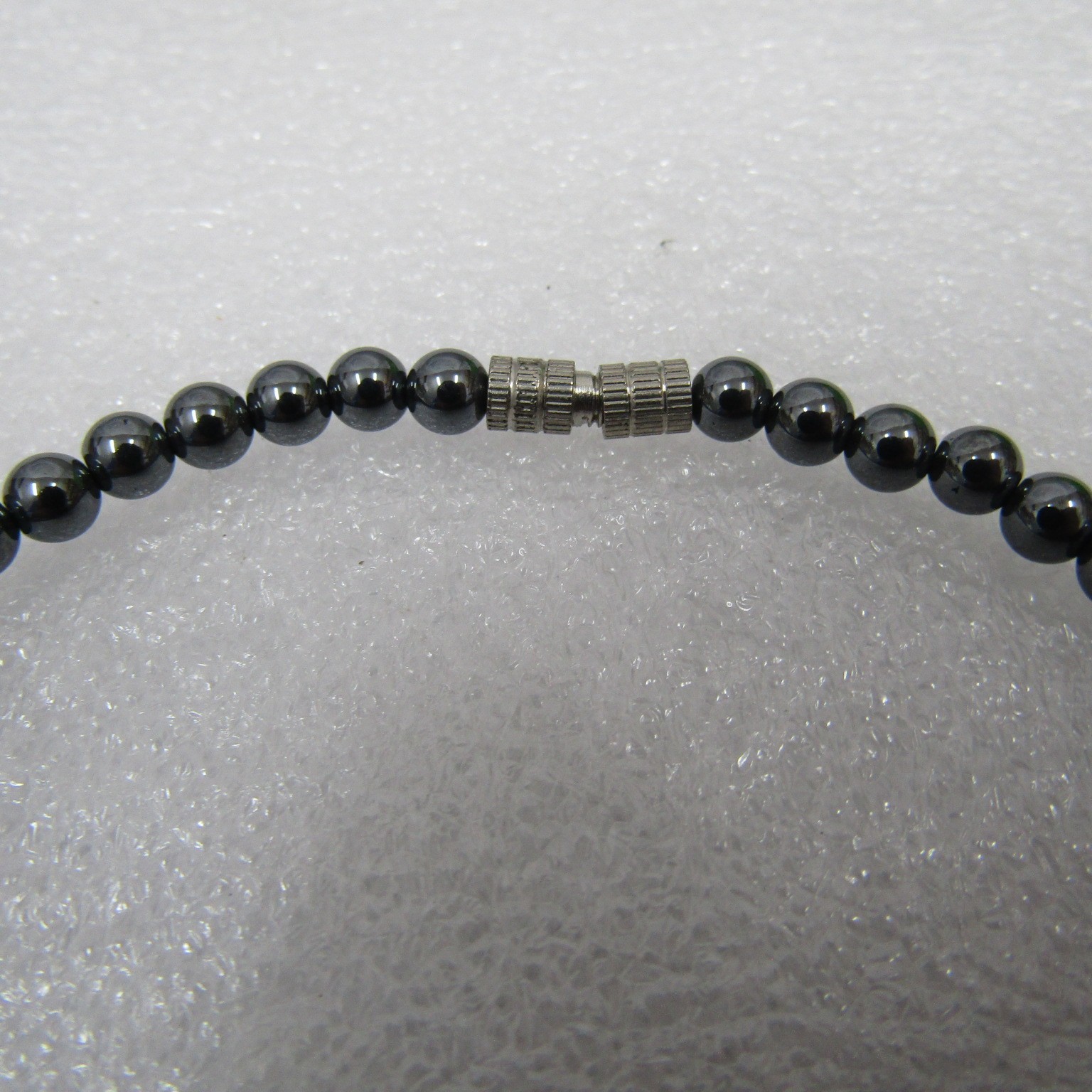 Women’s Jewelry Black Bracelet Hematite Beads None Magnetic