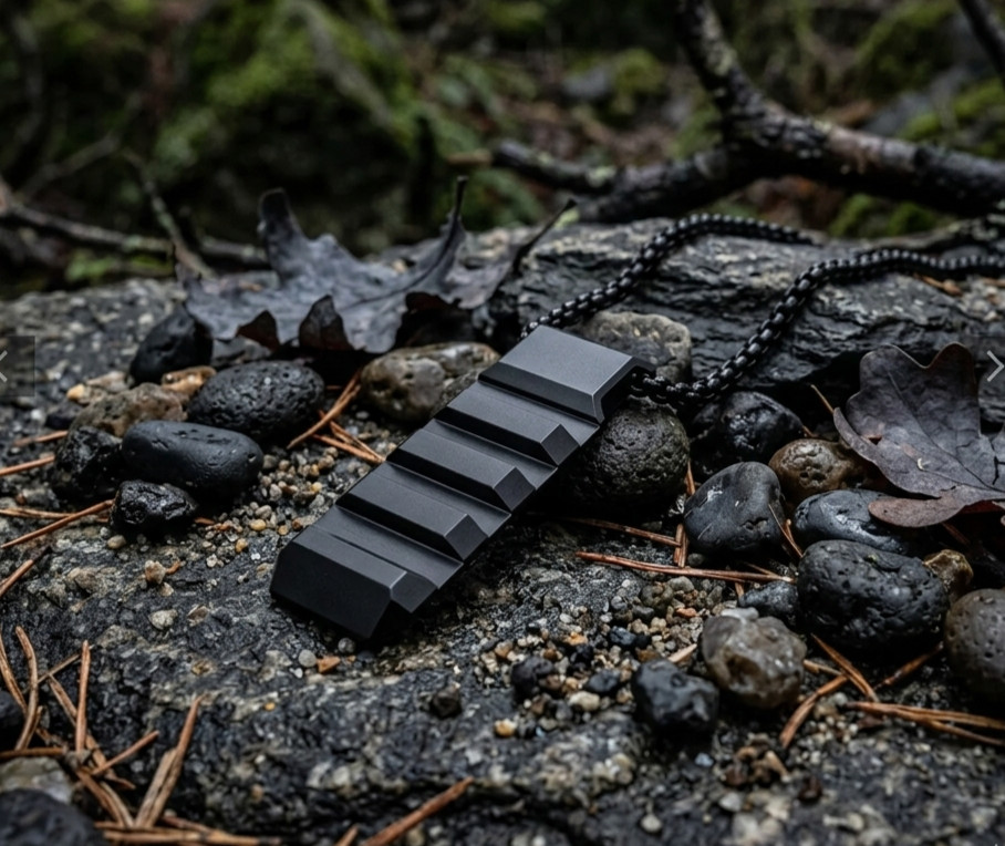 TERA Tactical Picatinny Rail Necklace Outdoor Survival Pendant Tool