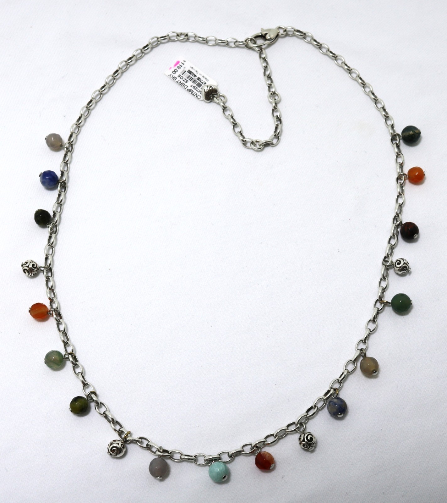 Brighton CONTEMPO DESERT SKY NWT $226 Colorful Beaded Necklace Earrings Set