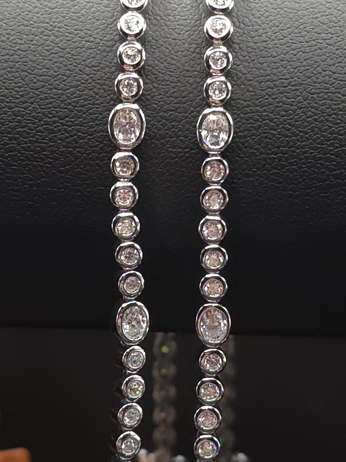2mm 7″ BUYER’S Pick BEZEL Tennis Bracelet MOISSANITE Stamped 925 Sterling Silver