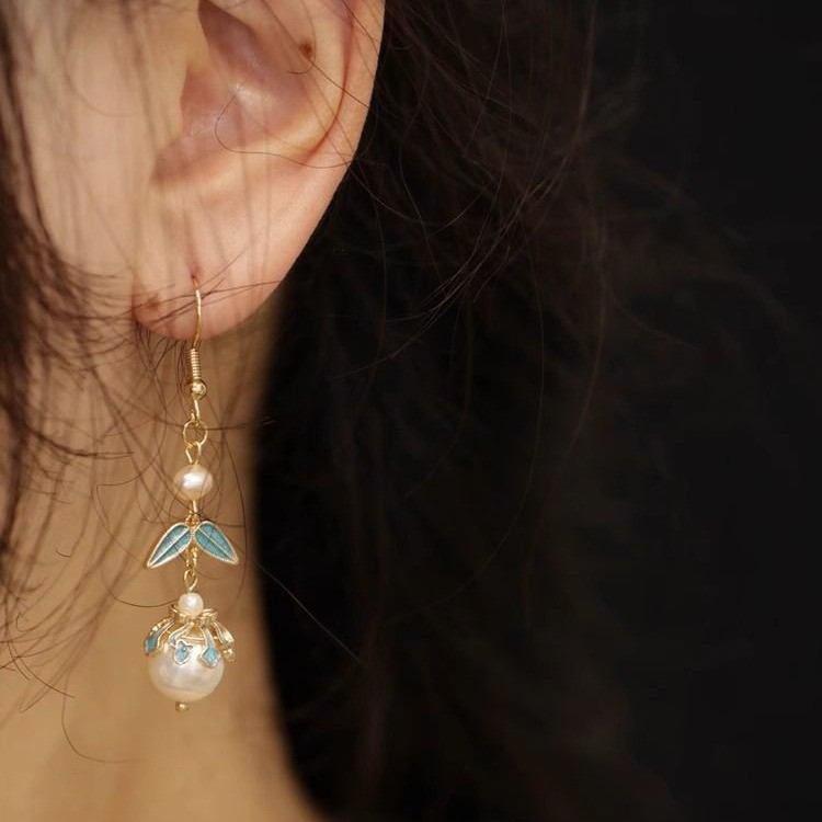 New Chinese Style Handmade Tassel Unique Elegant Earrings