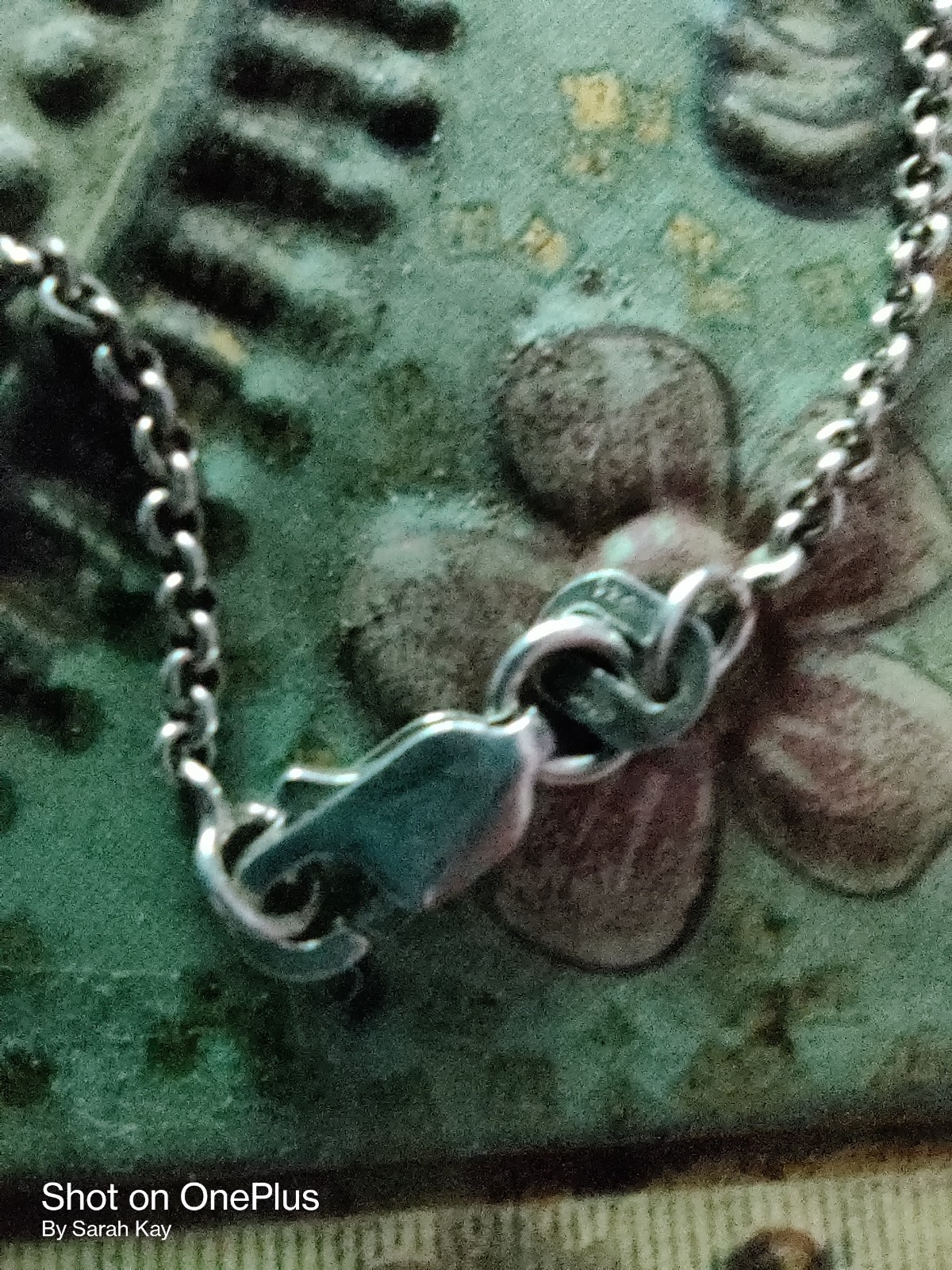 Silver Tone Cable Chain Necklace Purple Cushion Square Charm Pendant Lobster