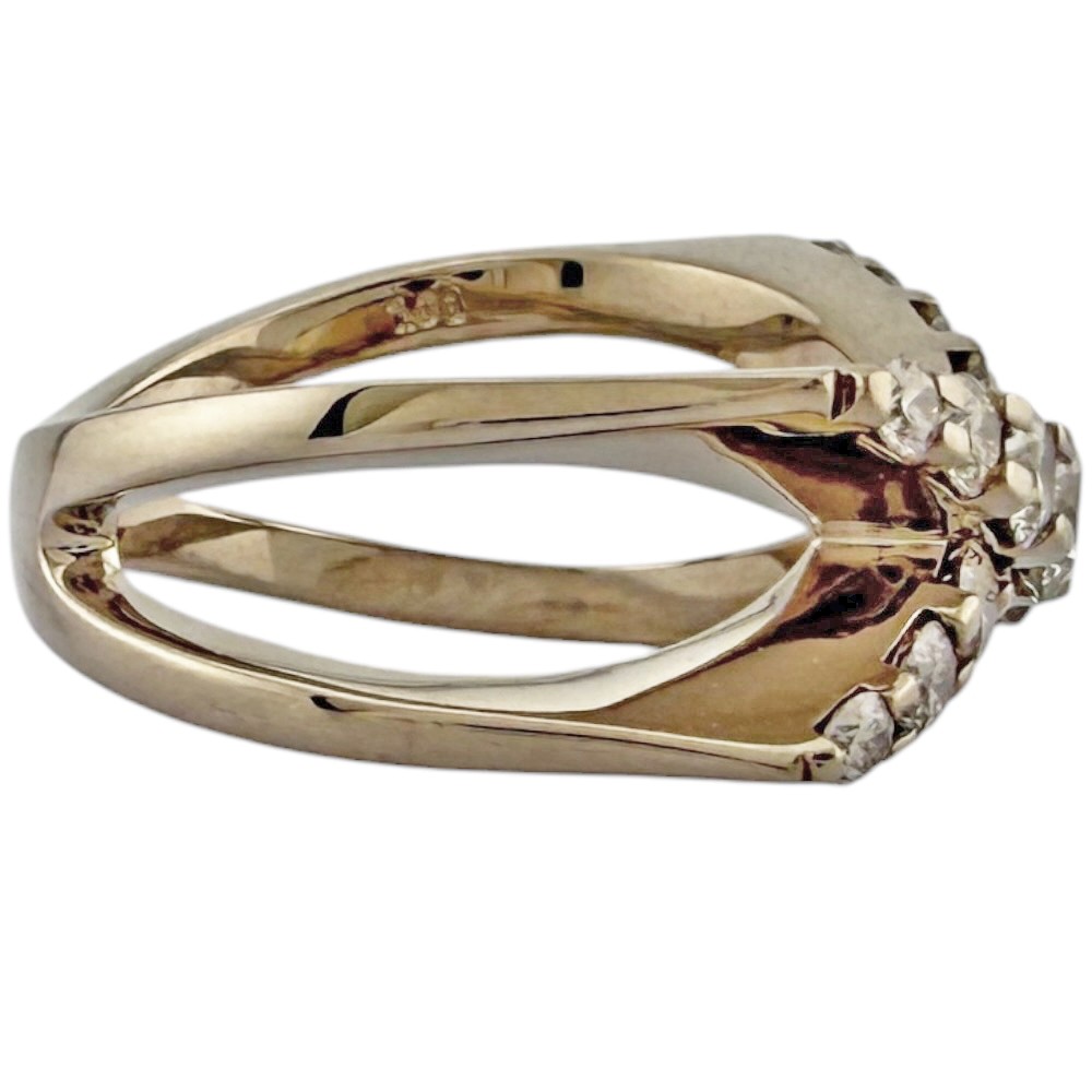 KASHIKEY Ring 12.0 EU12.0 K18 Gold diamond 1.00ct Brown Gold Brown Diamond used