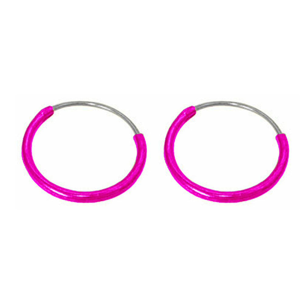 Sterling Silver Hoop Earrings 8mm, 10mm, 12mm Sold in pairs